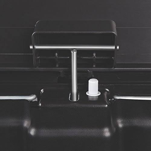 Black 13.2 Gal Plastic Step-On Trash Can J9890