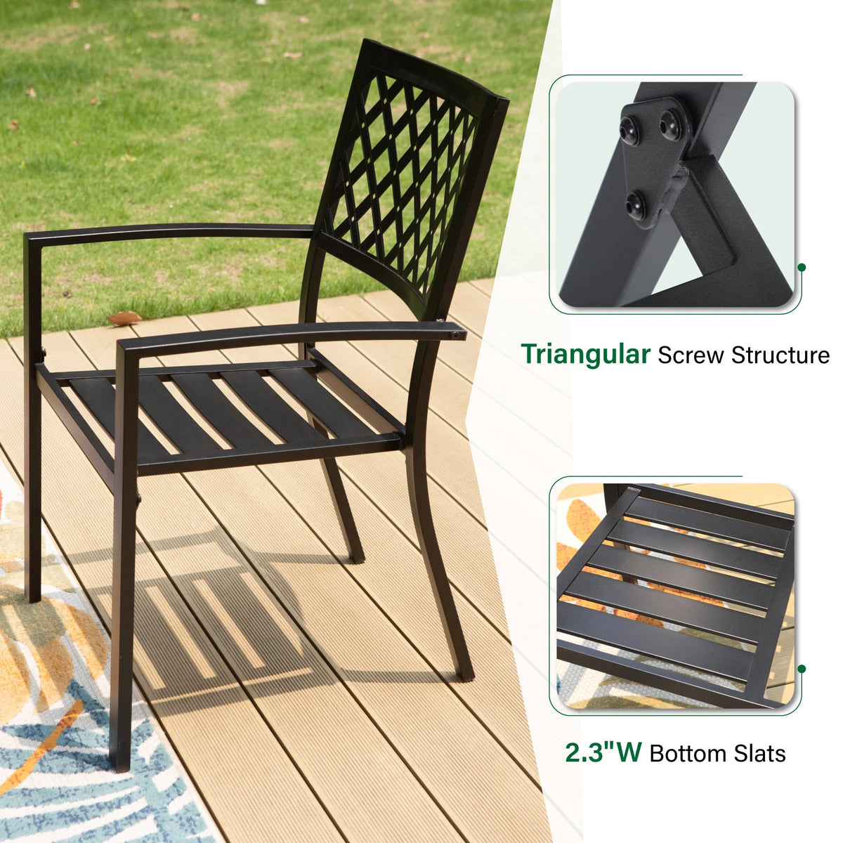 7 Piece Outdoor Patio Dining Set Y856