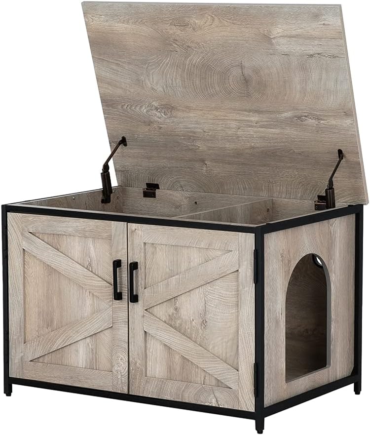 Cat Litter Box Enclosure with Top Opening J892