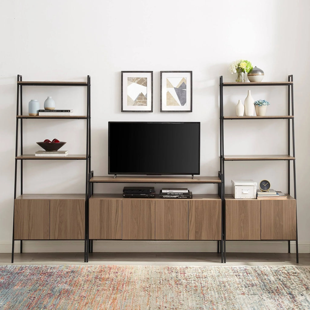 3-Piece Ladder Storage Entertainment Wall - Mocha N32888