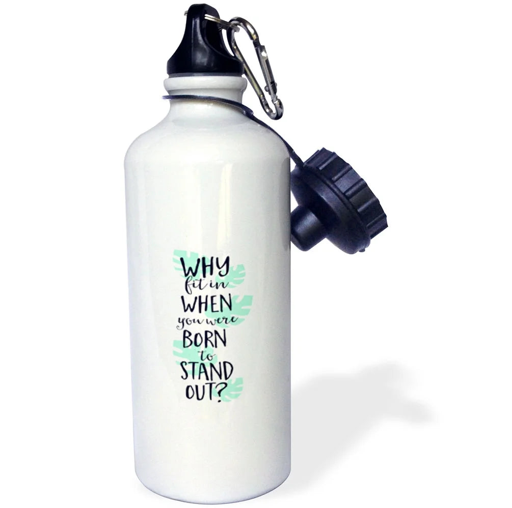 Straw Water Bottle, 21-ounce Y791640