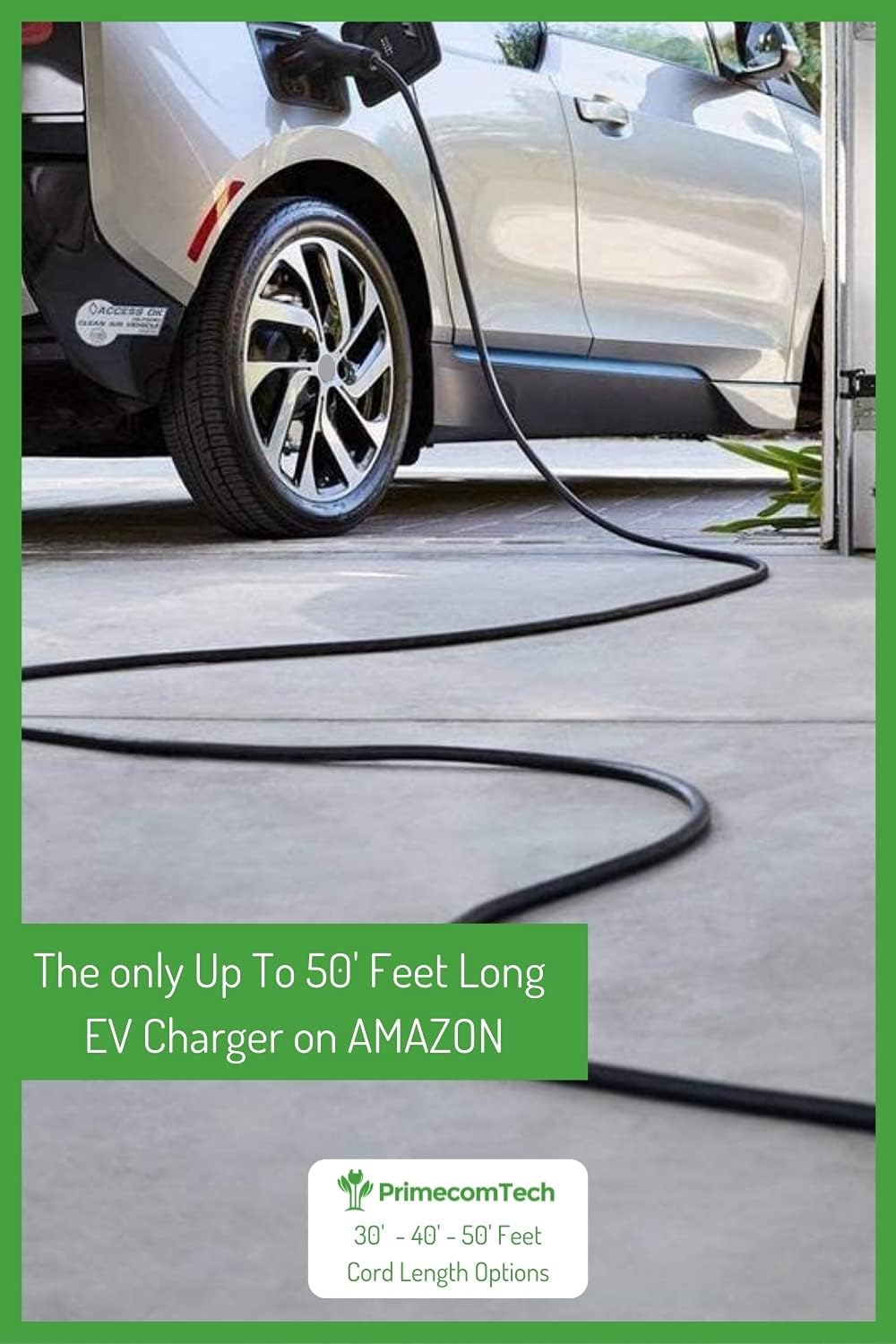 Level 2 Electric Vehicle Charger with 50Ft Cable L8941