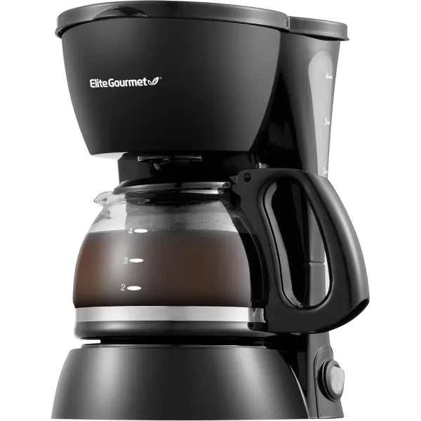 5-Cup Automatic Brew & Drip Coffee Maker with Reusable Filter (Black) S464767