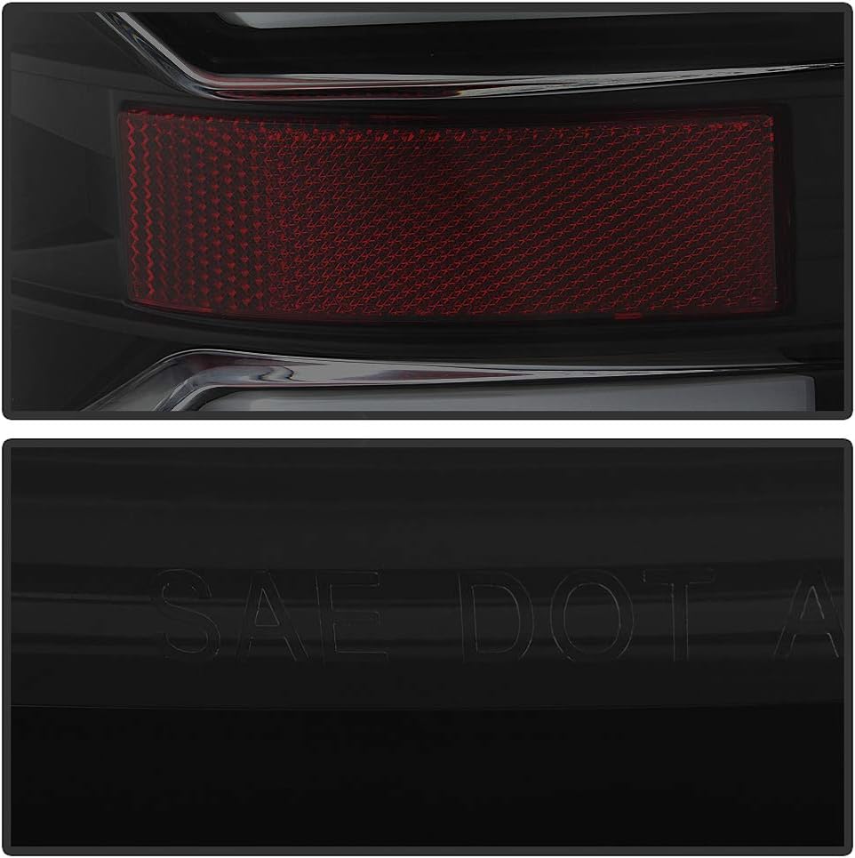 Black Smoke LED Tail Lights for Toyota Tundra Y867050