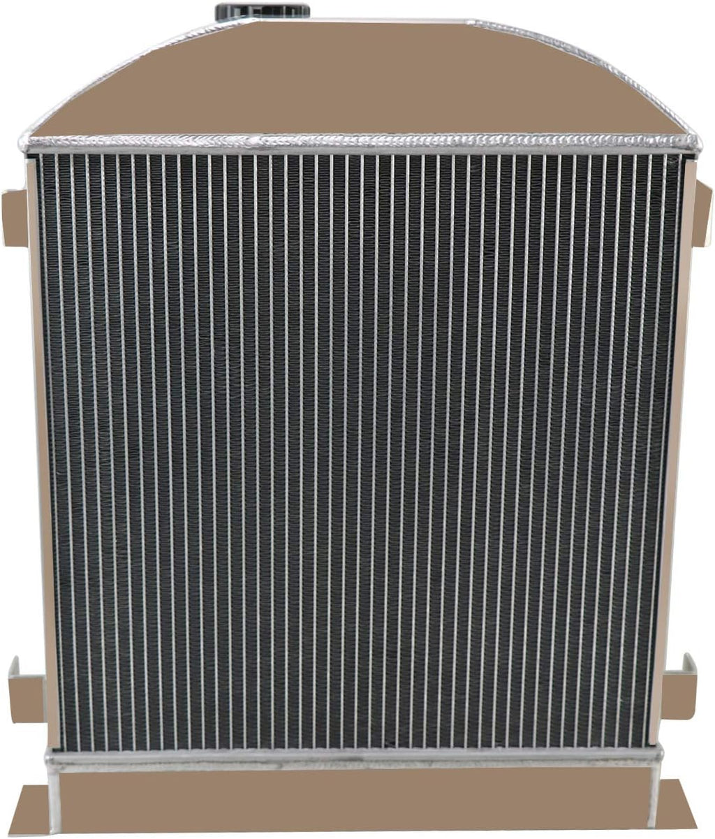 4 Row Aluminum Radiator with Shroud Fan Relay Y615