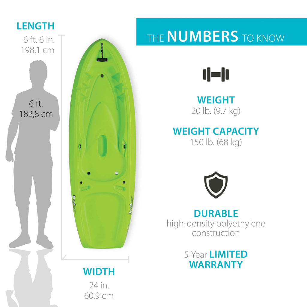 6.5 ft Sit-on-Top Youth Kayak V718