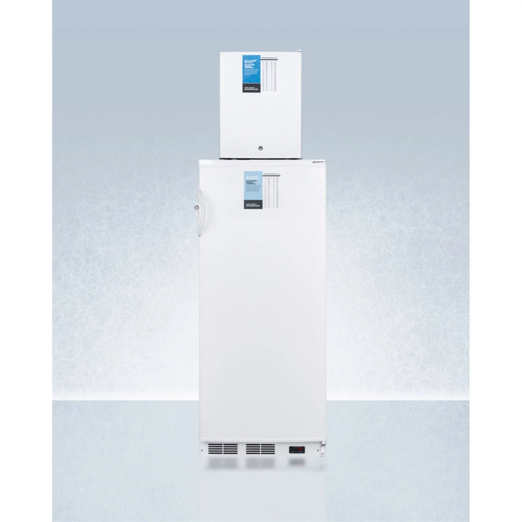 10.1 cu.ft. Auto Defrost Refrigerator and Compact Manual Defrost Freezer H599740