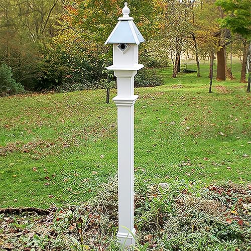 White Decorative Mounting Post Z532