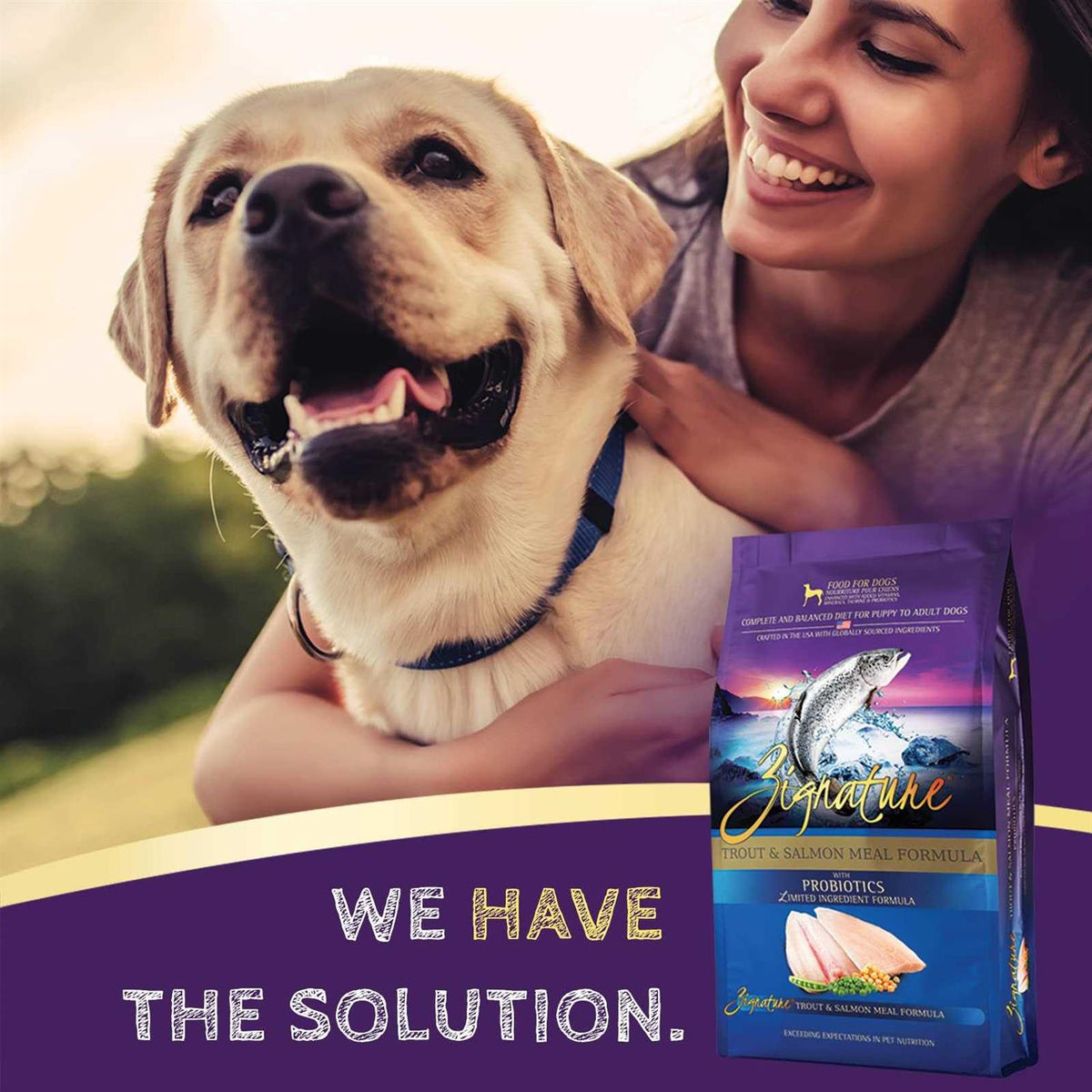 Dry Dog Food Trout & Salmon Formula Small Bites H454513