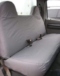 Gray Velour Custom Fit Seat Covers for Ford F250-F550 Work Truck R410740