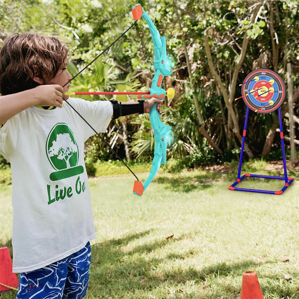 Bow and Arrow Kids Archery Set with 14 Suction Cups Arrows and Target U93487