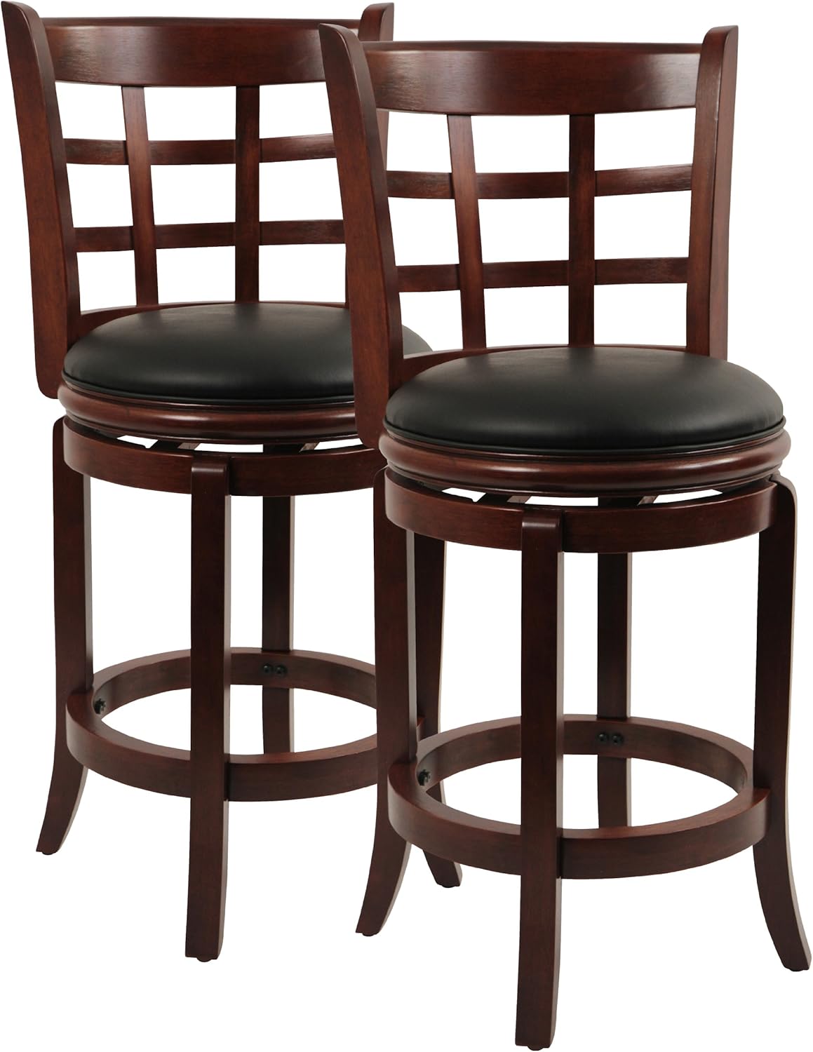 Cappuccino 29-Inch Swivel Stool I64615