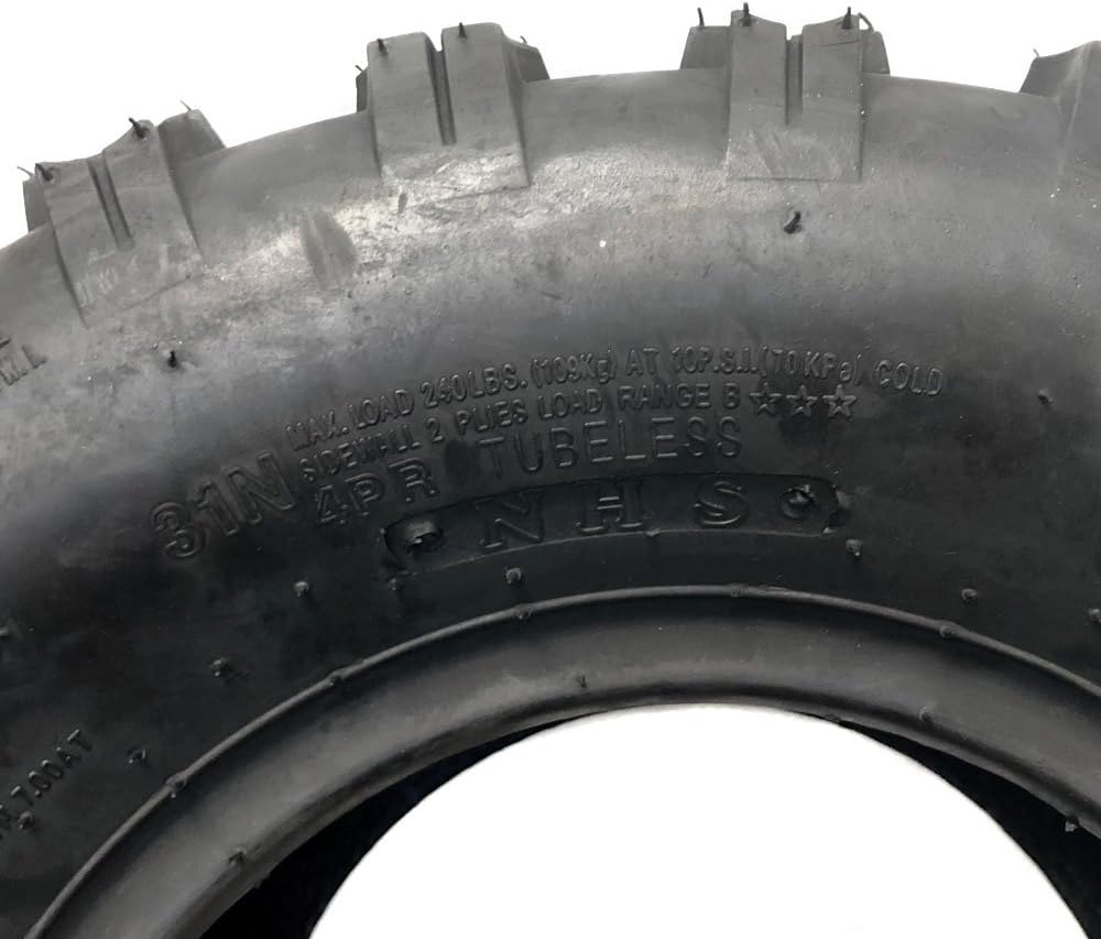 Tubeless Tire 18x9.5-8 (255/55-8) Split Knobby Tread M2432