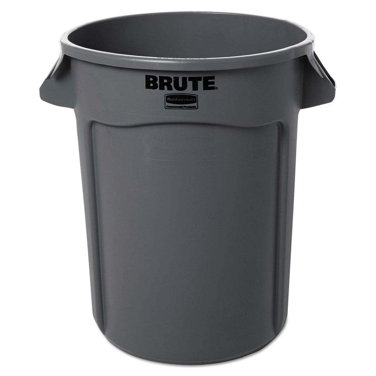 32 gallon Gray Commercial-Grade Trash Can Q329