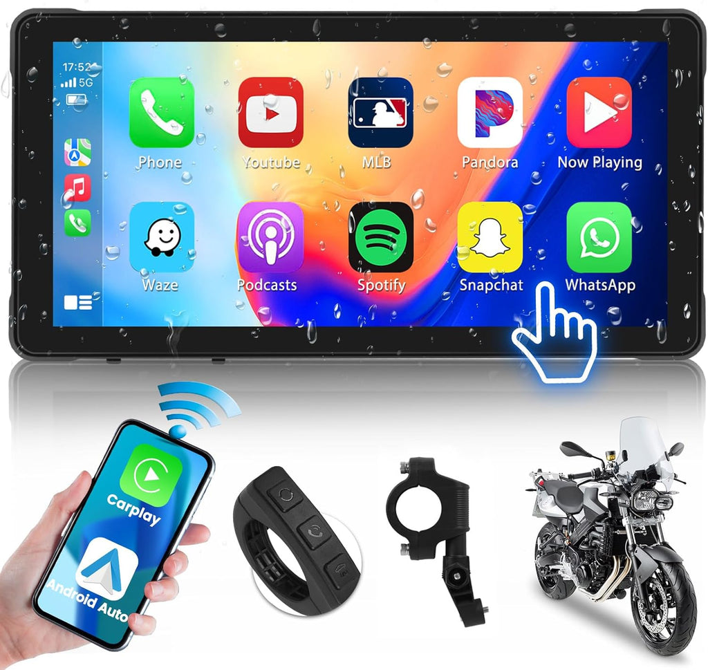 5.5'' Portable Wireless Car Play Screen with Dual Bluetooth Z166
