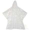 Clear Emergency Rain Ponchos with Hood W360077