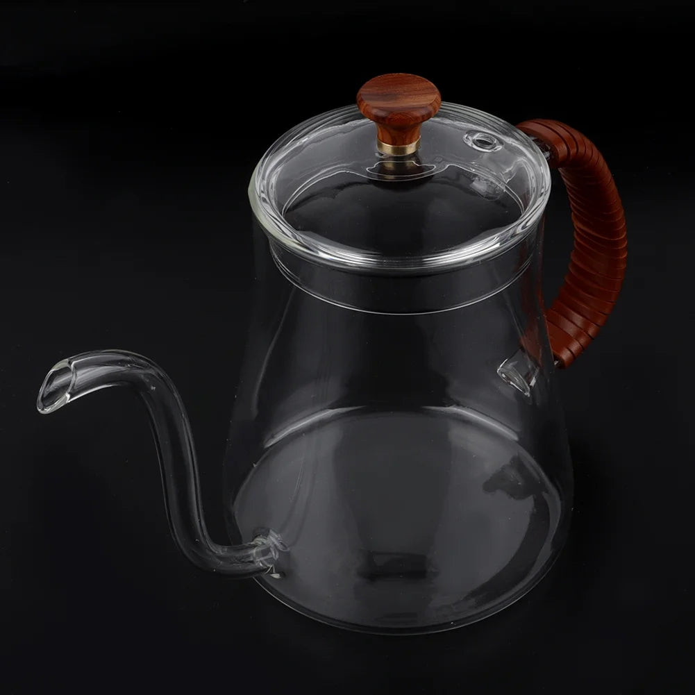 Thickened Glass Gooseneck Coffee Kettle 600ML E615802