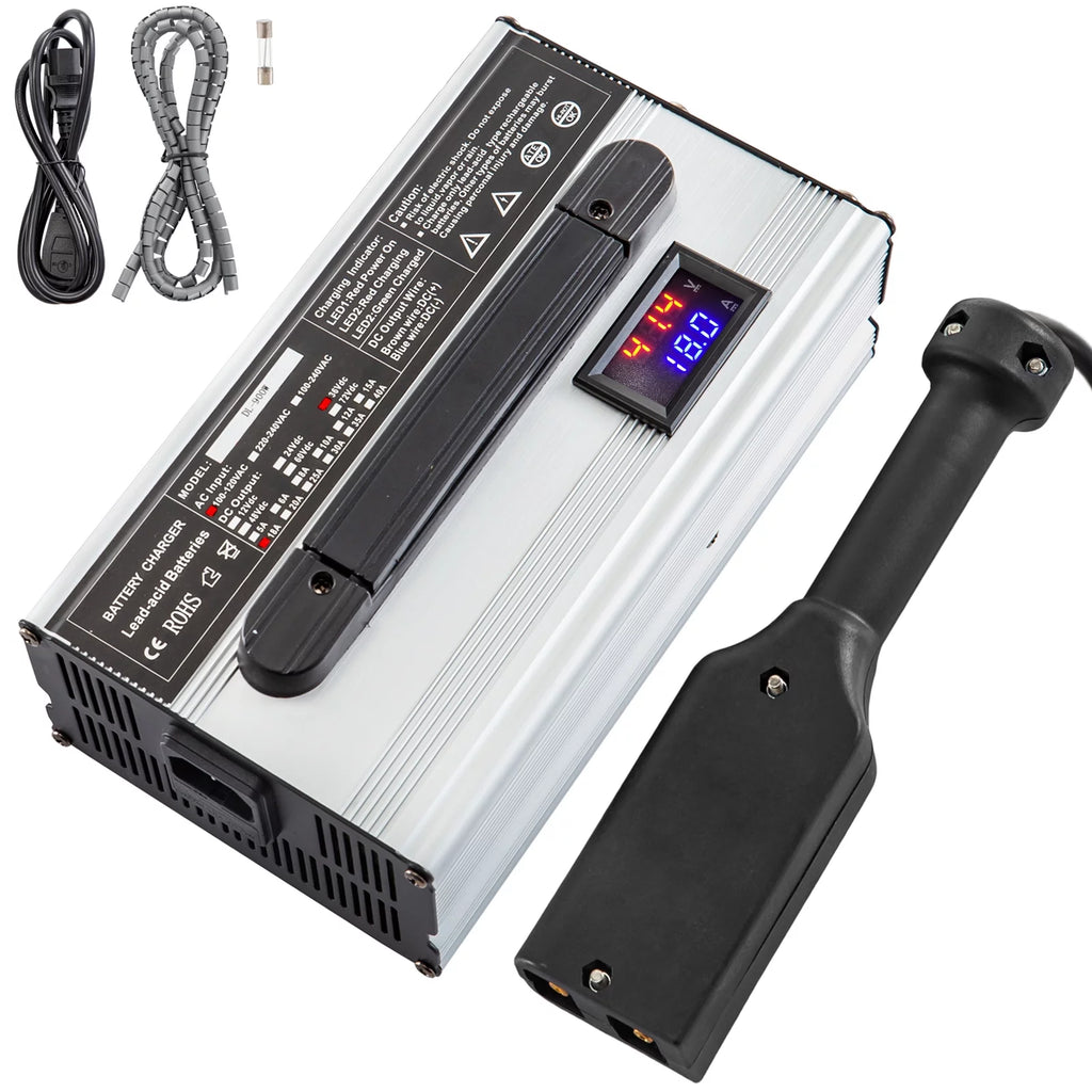 36V 18A Golf Cart Battery Charger with LED Indicator Lights N608911