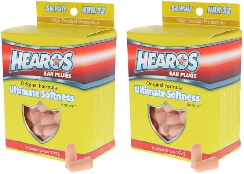Beige Ear Plugs 56 Pair Pack of 2 E16432