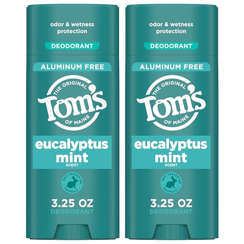 Unscented Natural Deodorant, Aluminum Free, 3.25 oz, 2-Pack V1549
