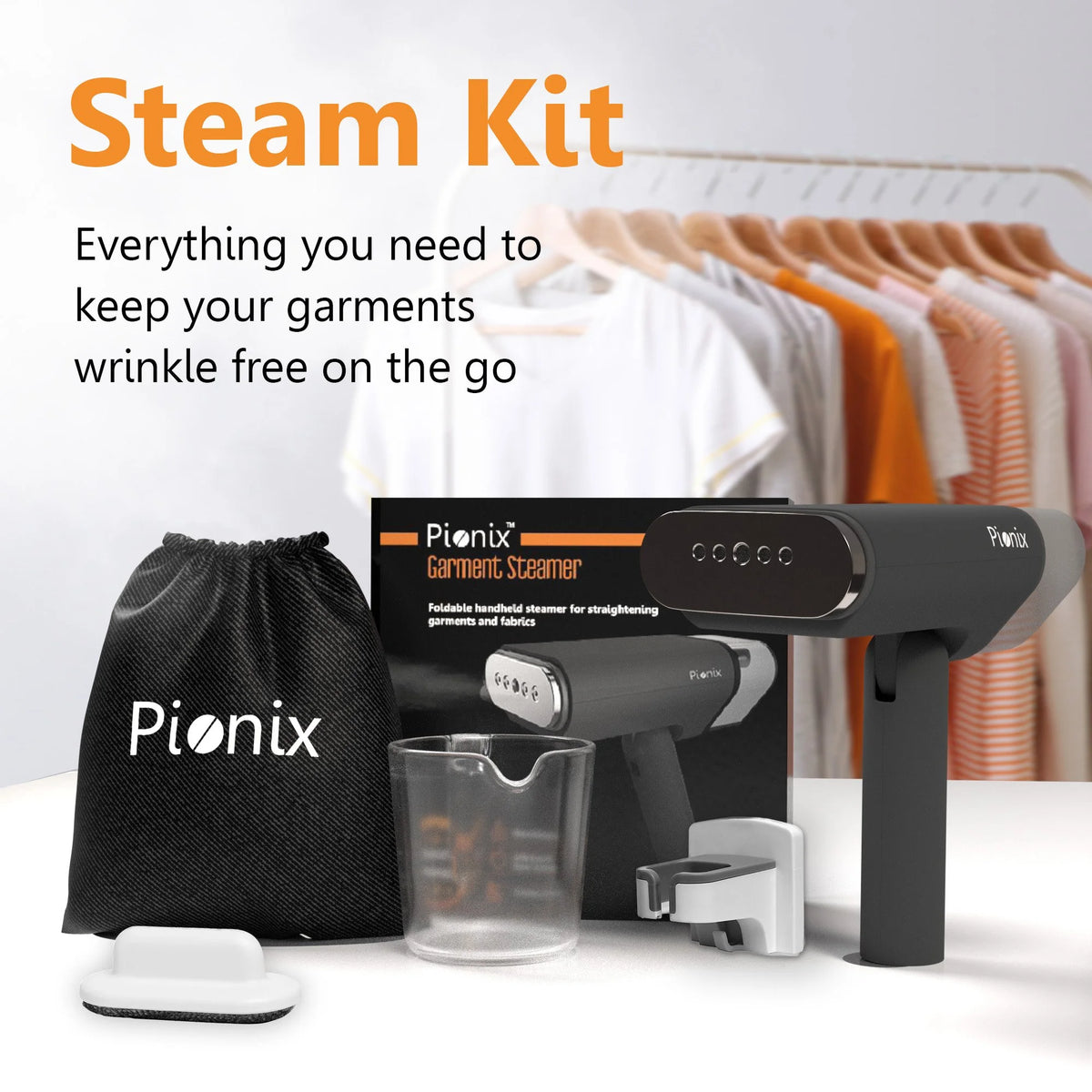 Foldable Handheld Garment Steamer 1000W K481522