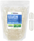 Size 00 Clear Empty Gelatin Capsules 1000 Count I16896