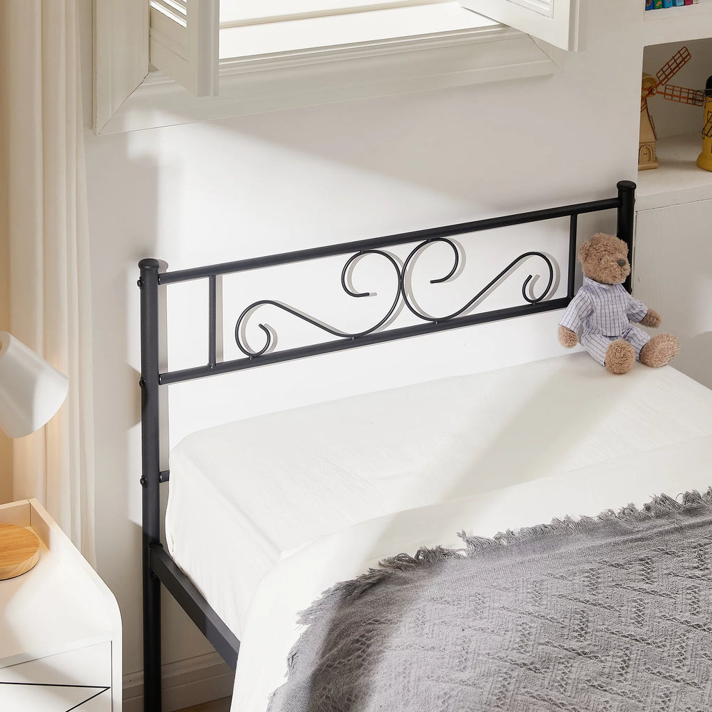 Twin Metal Platform Bed Frame with Headboard D393578