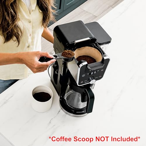 Black 14-Cup Coffee Maker with Single-Serve Pods & Grounds U724463