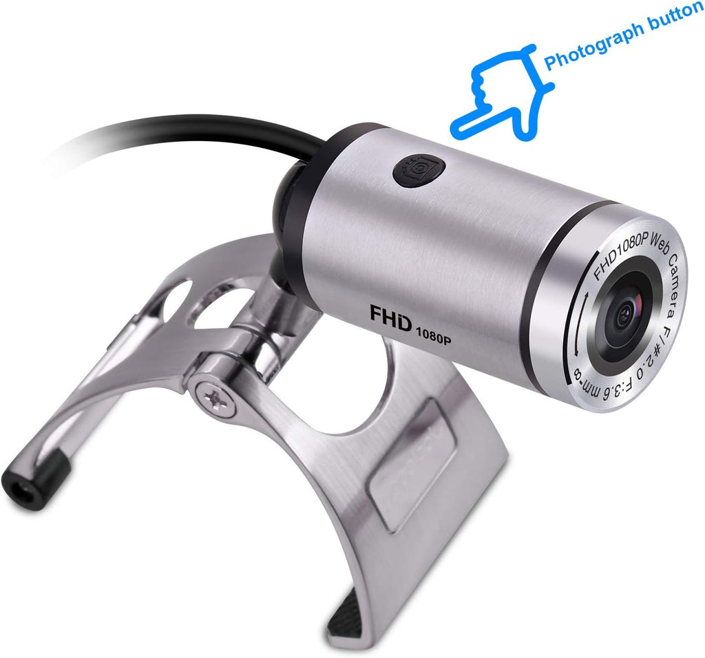 Full HD 1080P Webcam with Built-in Mic J38074