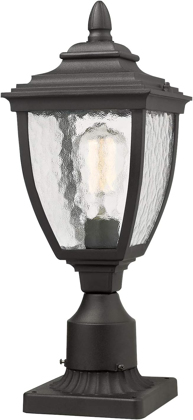 Sand Textured Black Die-cast Aluminum Outdoor Post Light A125