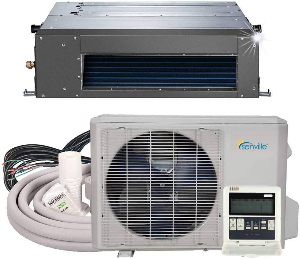 Concealed Duct Mini Split Air Conditioner Heat Pump 9000 BTU W449099