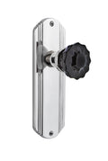 Bright Chrome Crystal Glass Door Knob U939181