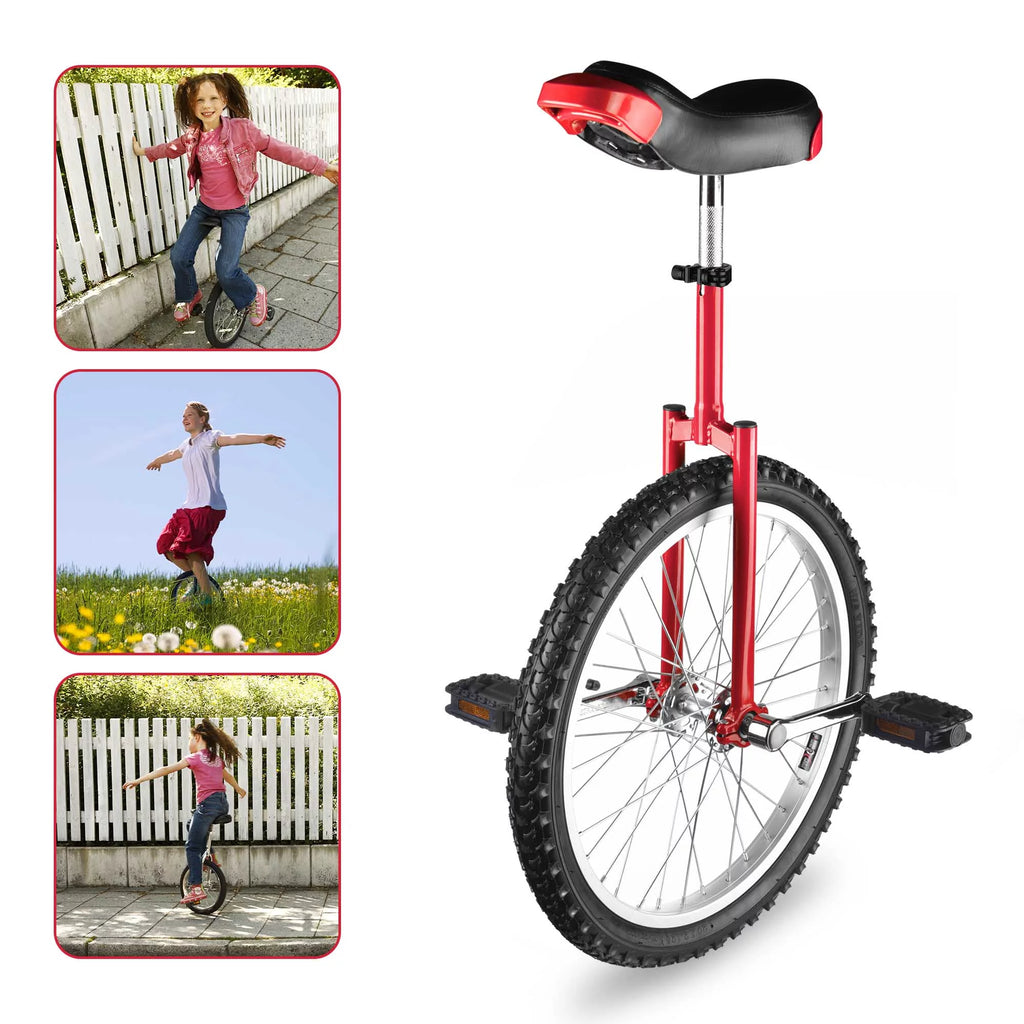 20 Inch Outdoor Unicycle Bike Yellow & Green J7932
