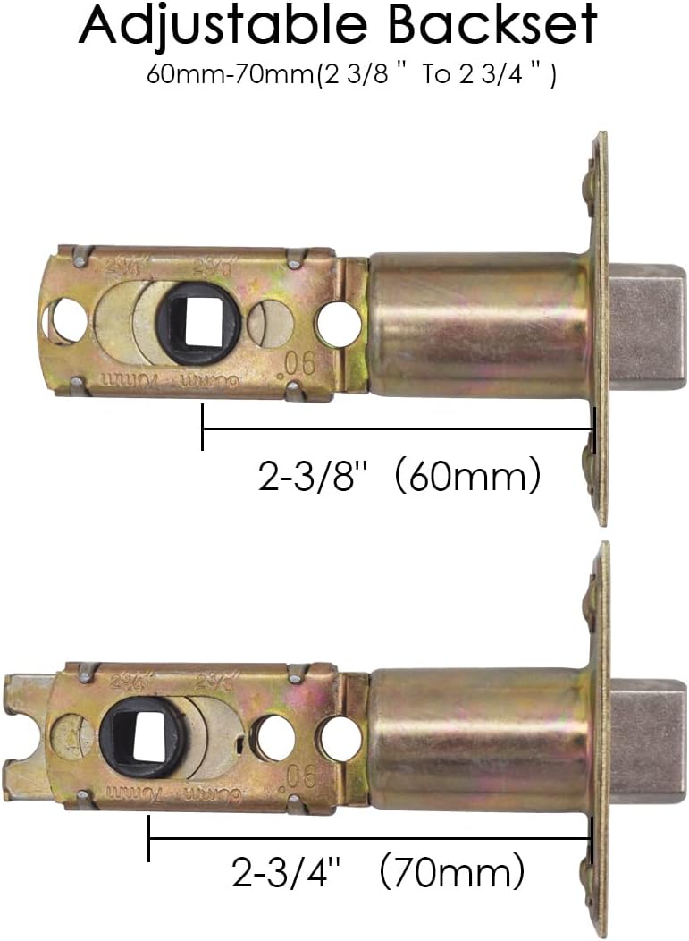Satin Nickel Entry Handleset with Deadbolt and Lever Handle, Pack of 2 Q59475