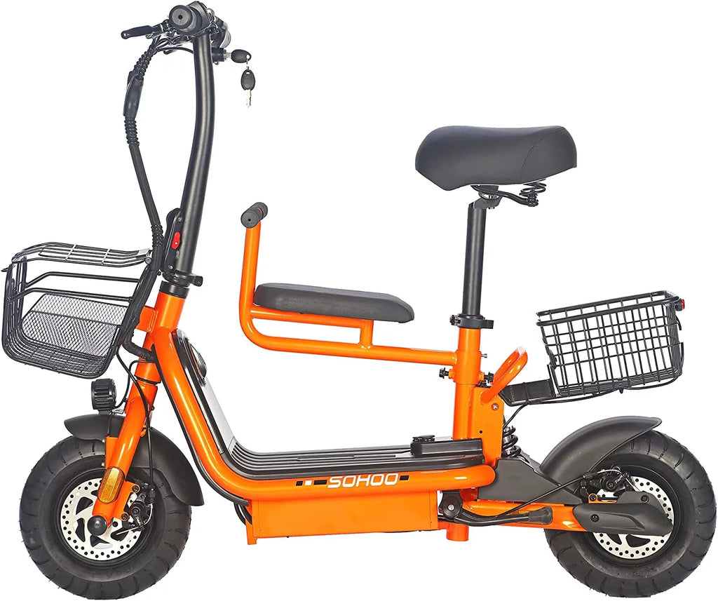 48V 500W 12AH Folding Electric Scooter 10 Fat Tire B792898
