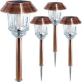 4 Pack IP65 Waterproof Dimmable Solar Pathway Lights N904113