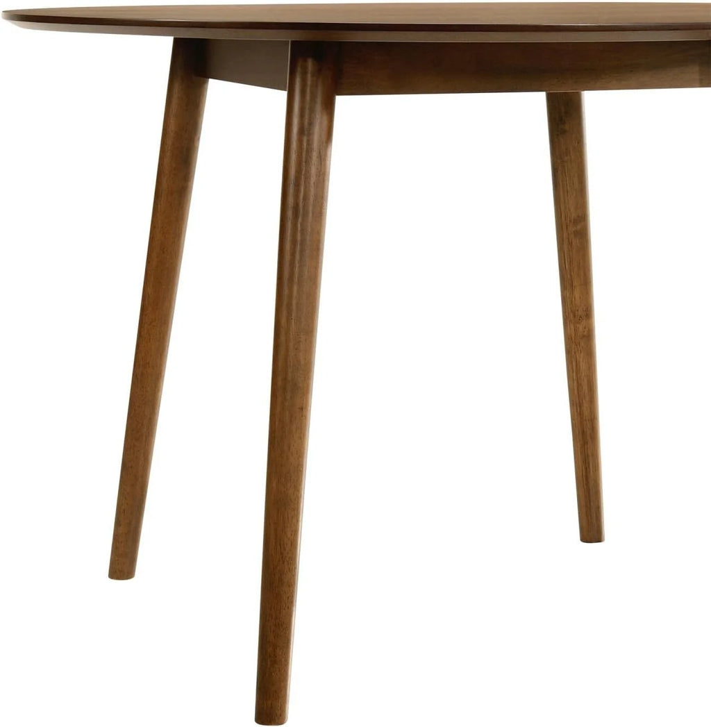 42" Round Walnut Wood Dining Table N775726