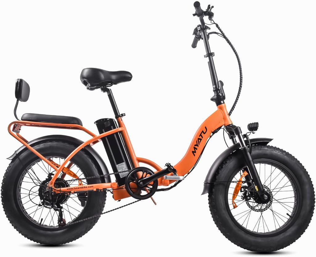 Folding Electric Bicycle 20" 4.0 Fat Tire 7 Speed Lithium Battery K4489