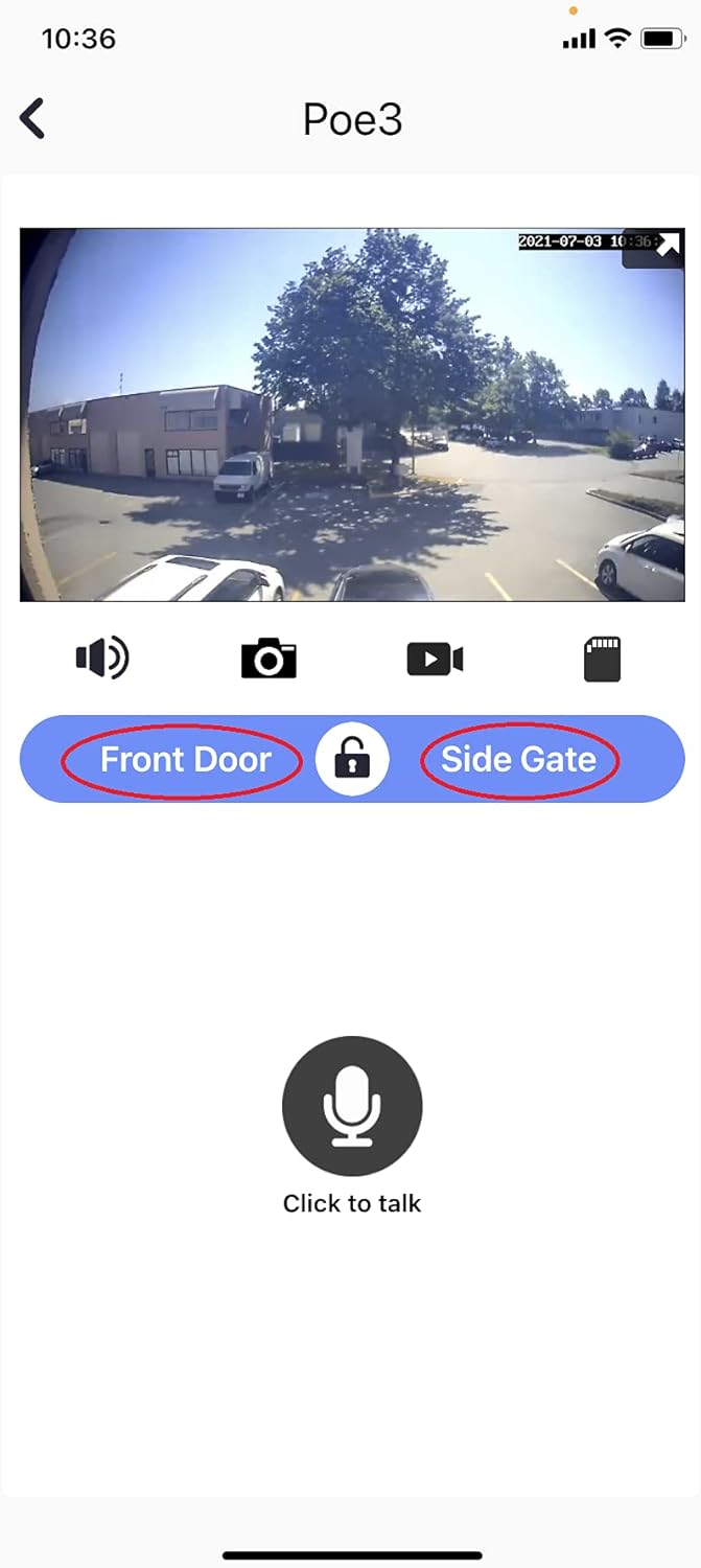 Wireless Video Door Phone & Doorbell WiFi Intercom System with Smart Keypad 1080P Camera Y15492