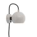 Glossy Pale Grey Wall Lamp G9011