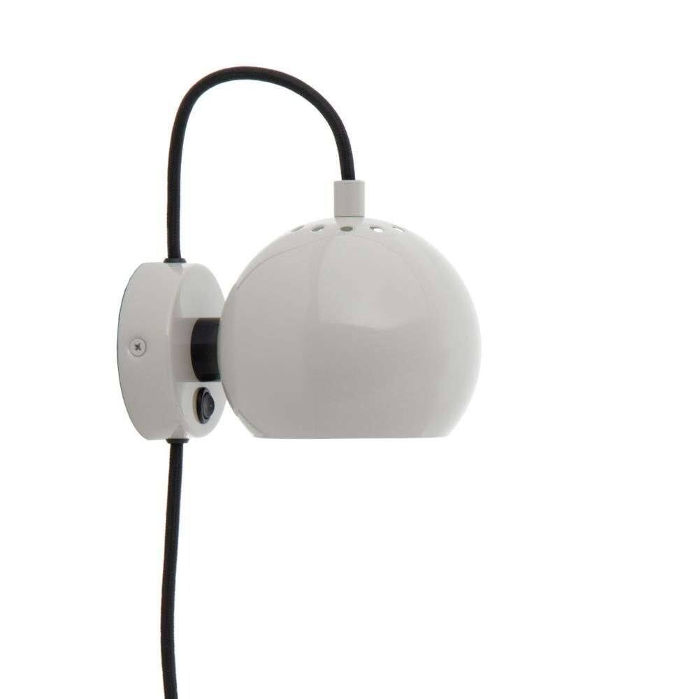 Glossy Pale Grey Wall Lamp G9011