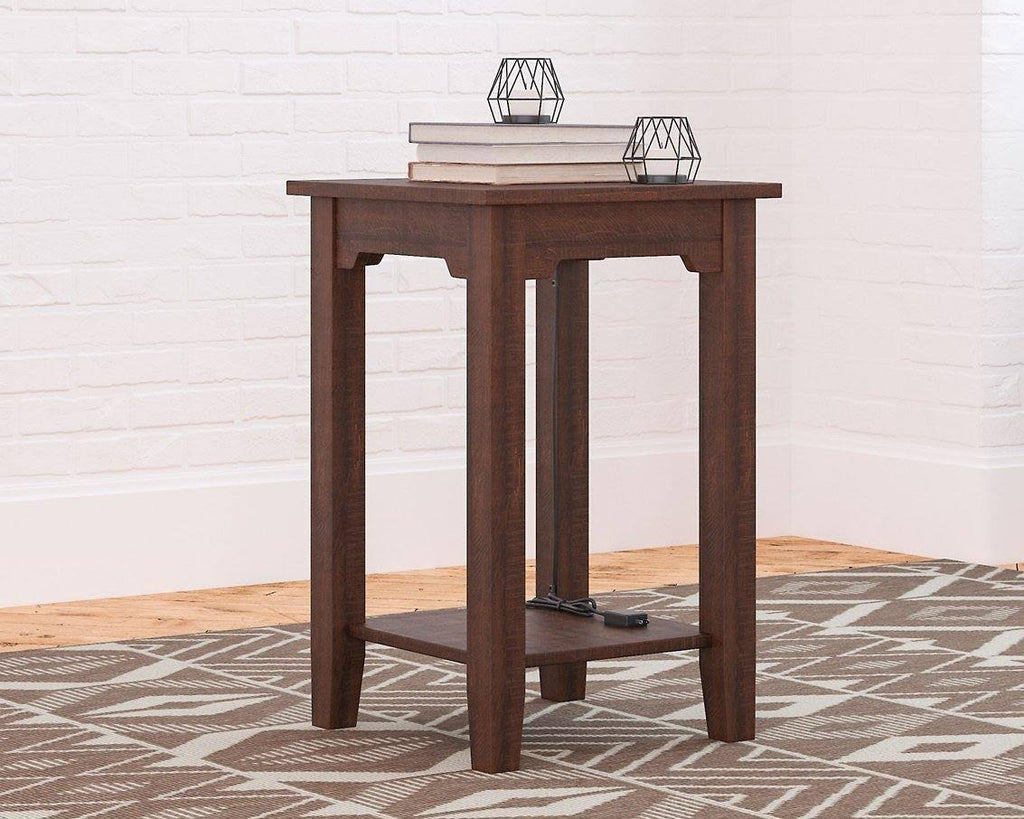 Warm Brown End Table I10110