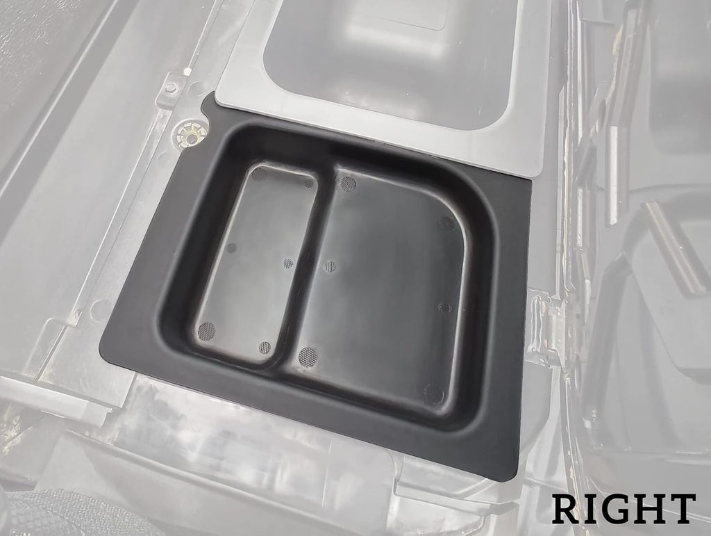 Left & Right Under Seat Storage Box for Polaris Ranger 500 570 Mid Size 50" Wide 2015-2021, Pack of 2 Q9622