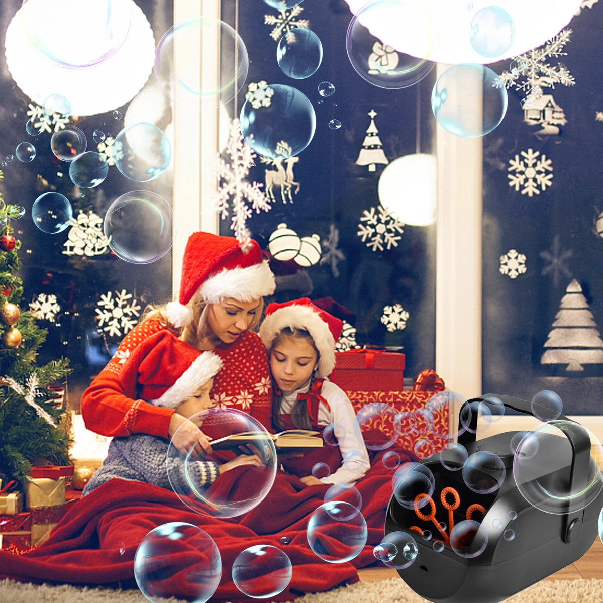 Portable Rechargeable Bubble Machine U972652