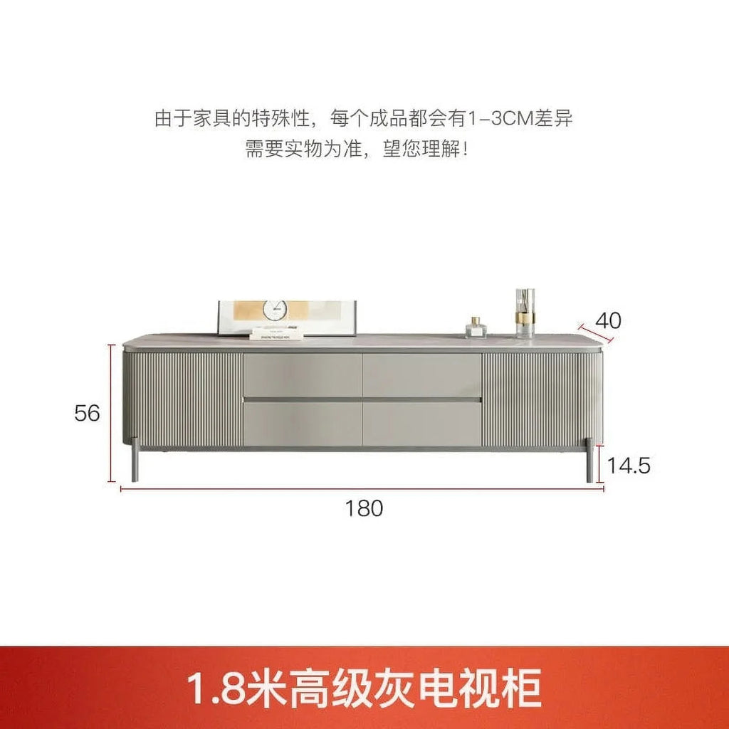 Modern Grey Tv Stand Storage Cabinet R627884
