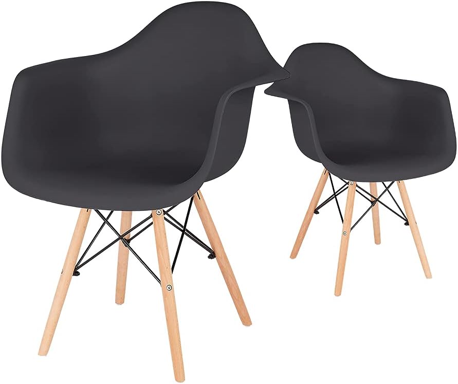 Grey Molded Shell Arm Chair Set of 1 M61267