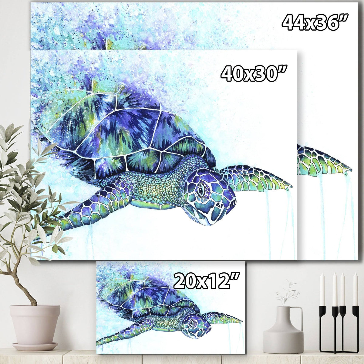 Canvas Artwork Print 32 in. Wide x 24 in. High C9867