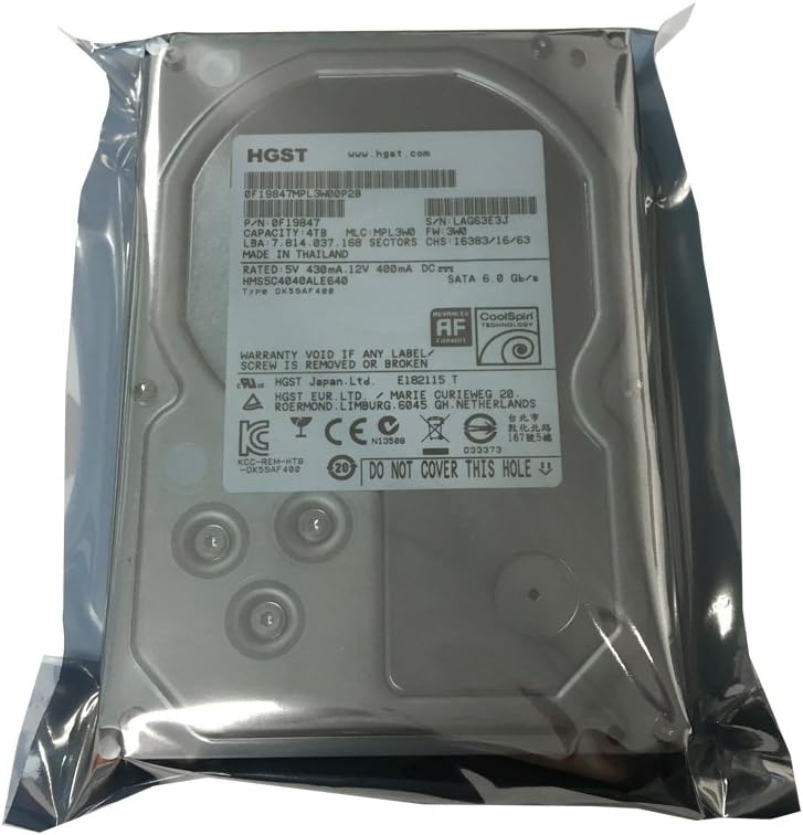 4TB 64MB Cache SATA 6.0Gb/s 3.5in Enterprise Hard Drive (Renewed) Pack of 2 P2939