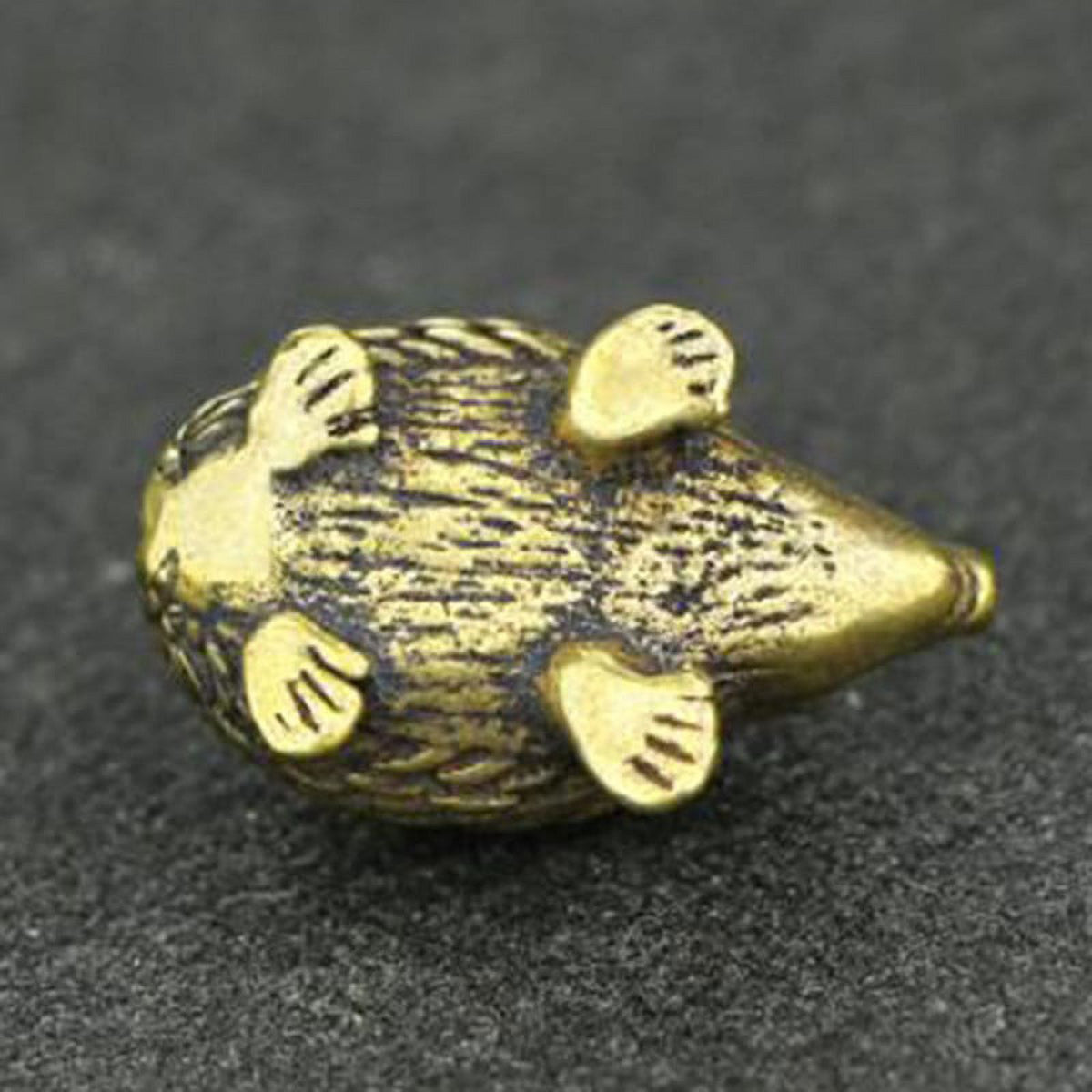 Brass Hedgehog Statue Home Decor Ornaments Y48759