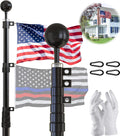 25FT Telescoping Heavy Duty Flag Pole K4045